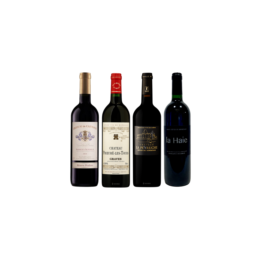French Bordeaux Wine Bundle at Only $120 With FREE Delivery