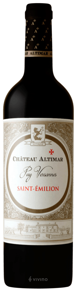 Chateau Altimar Puy Versannes Saint Emilion 2019