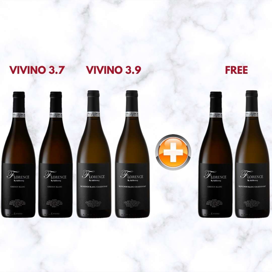 Buy 4 Bottles of Aaldering Florence White Wine at $128 and get 2 bottles worth $72 FREE