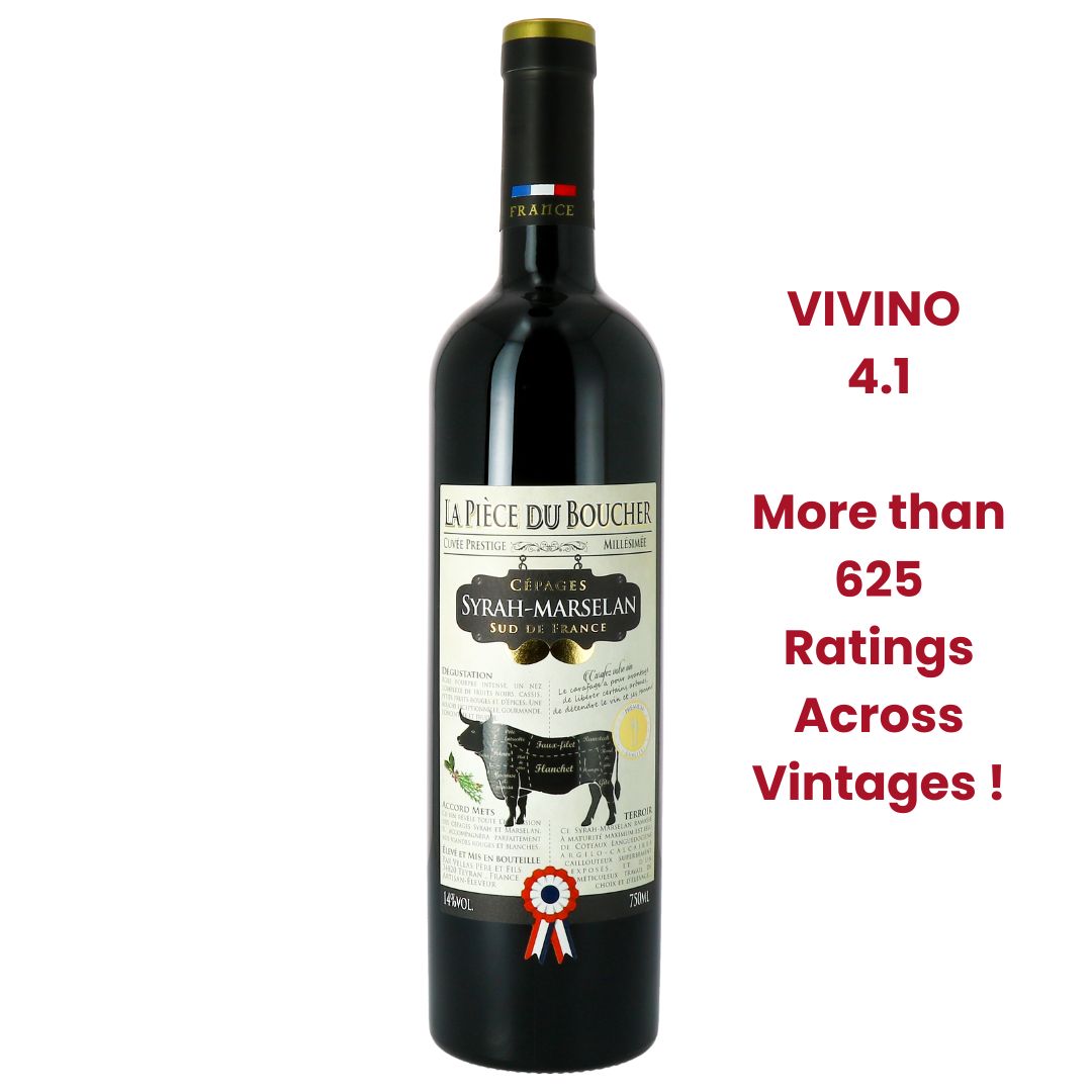 Vignobles Vellas La Piece du Boucher Cuvee Prestige Syrah - Marselan 2022
