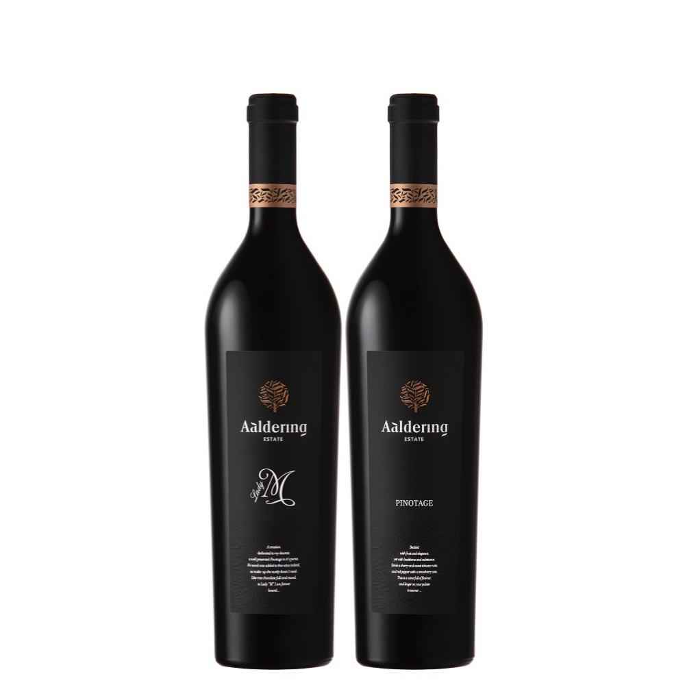 Purchase 2 Bottles of Aaldering (Pinotage + Lady M) at only $60