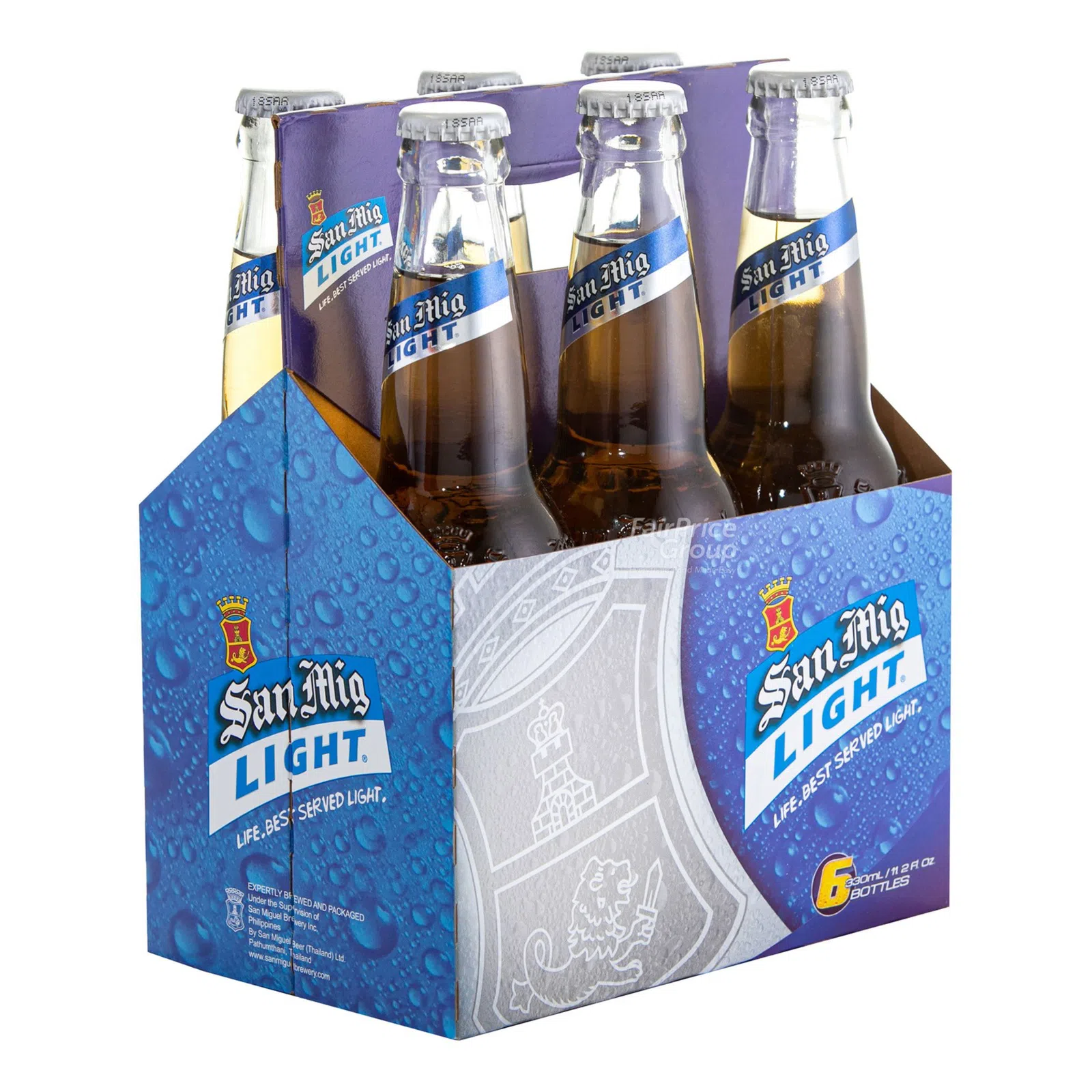 San Miguel Light Beer 330ml - 6 Bot