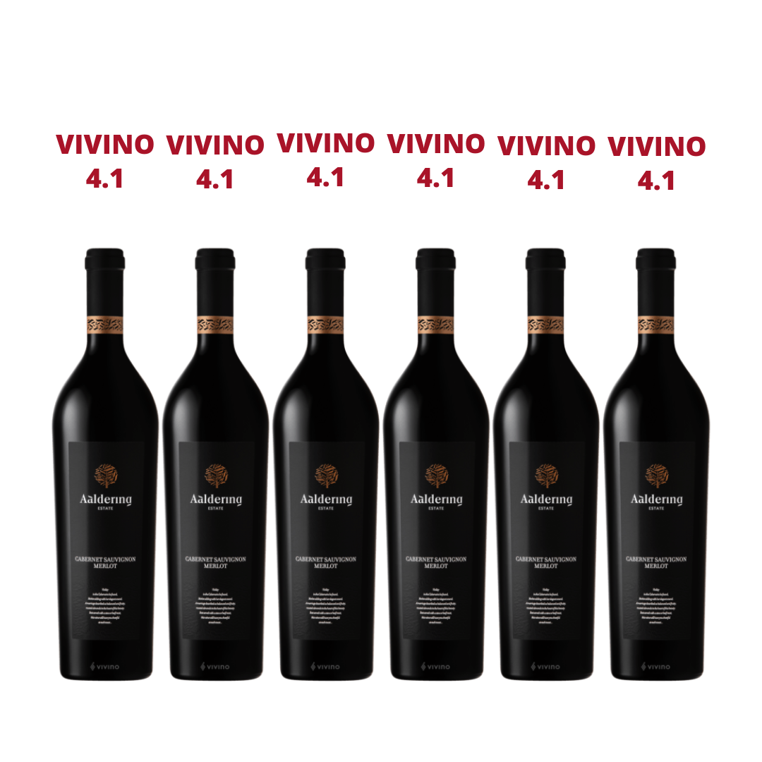 Purchase 5 Bottles Of Aaldering Cabernet Sauvignon Merlot 2019 At $180 And Get A FREE Bottle Plus A FREE WALA Decanter