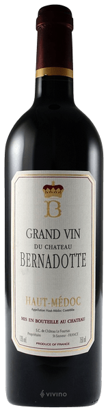 Chateau Bernadotte Haut-Medoc 2012 