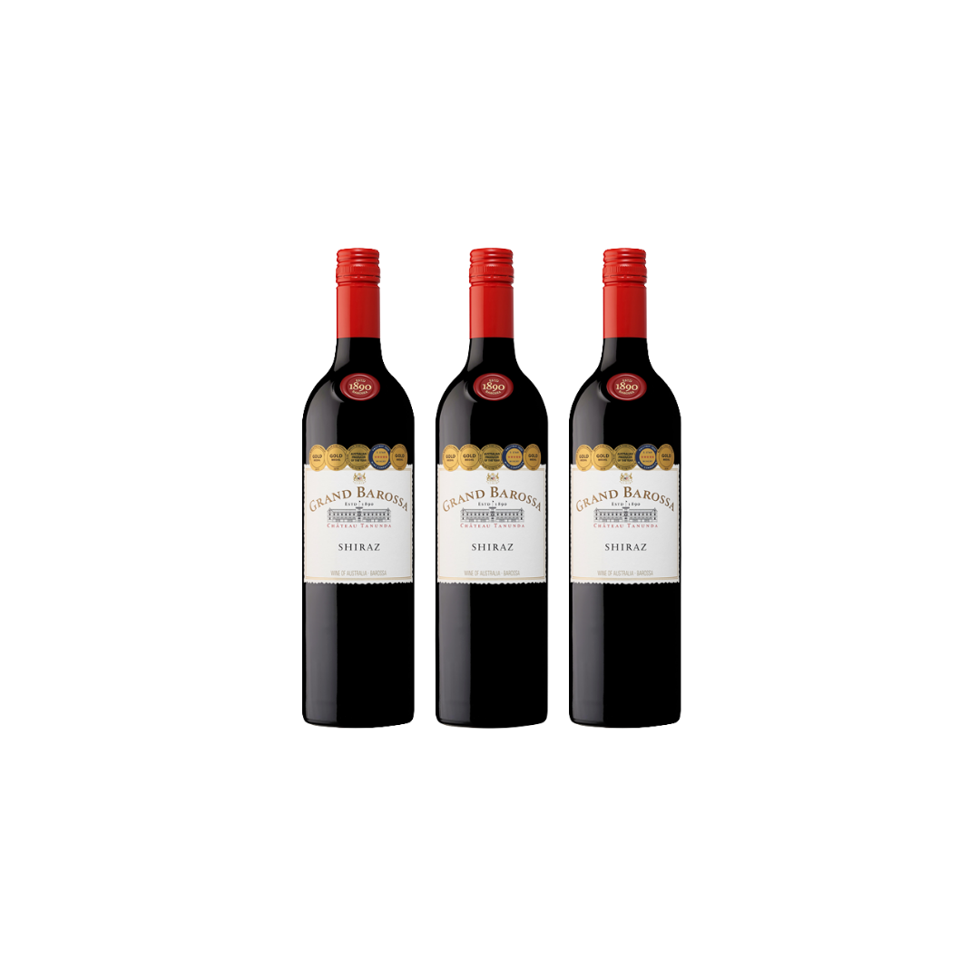 【Discovery Collection Wine Bundle】3 Bottles of Chateau Tanunda Grand Barossa Shiraz at Only $108