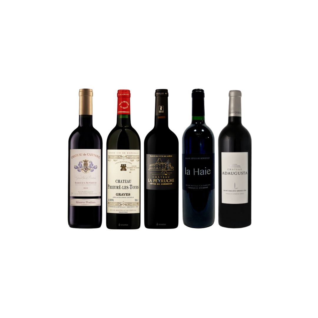 French Bordeaux Wine Bundle at Only $120 With FREE Delivery And Top-Up $48 for Chateau Adaugusta Saint Emilion Grand Cru 2016 (UP $68)