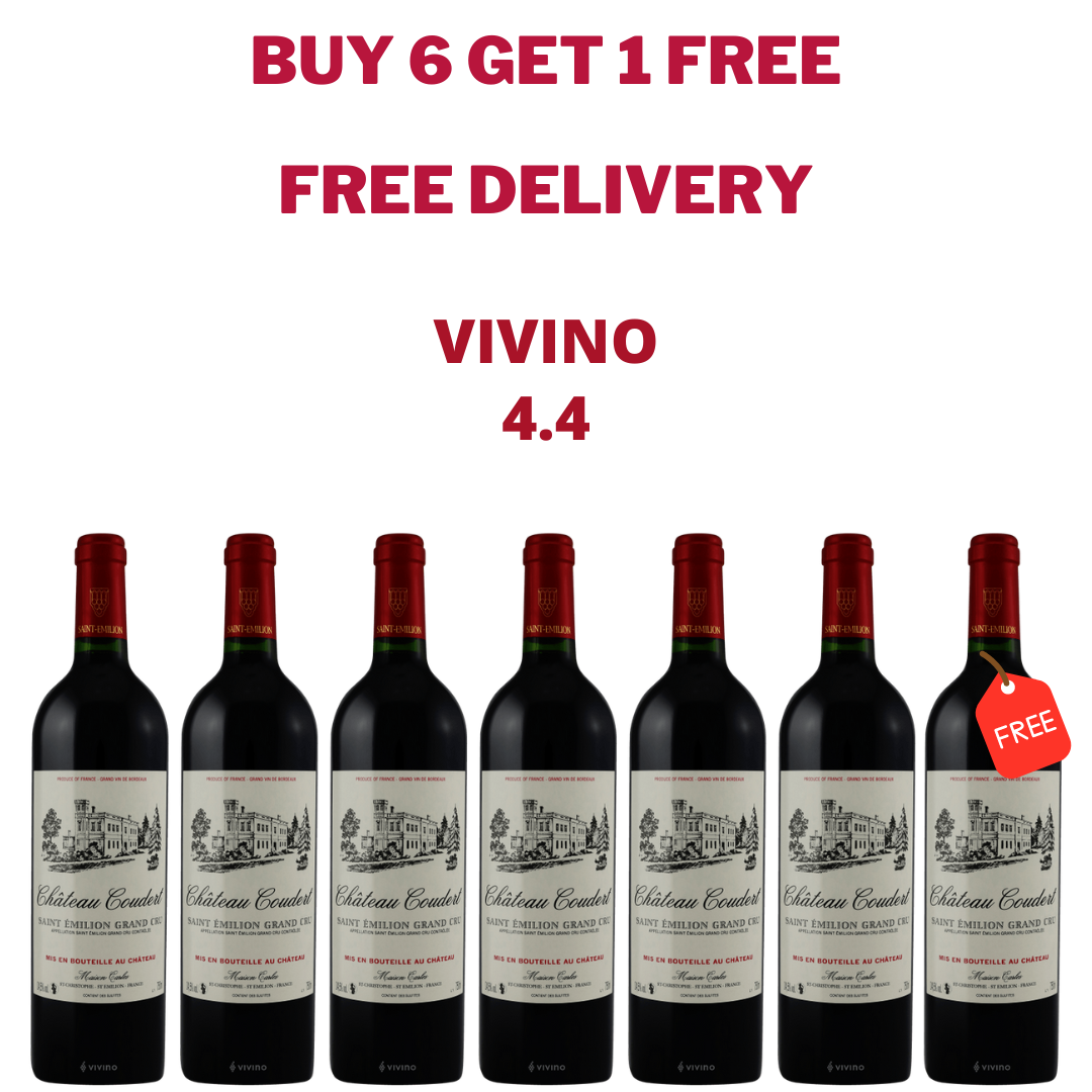 Purchase 6 Bottles Of Maison Carles Chateau Coudert Saint Emilion Grand Cru 2016  and free one bottle ofMaison Carles Château Haut-Fonrazade Saint-Émilion Grand Cru 