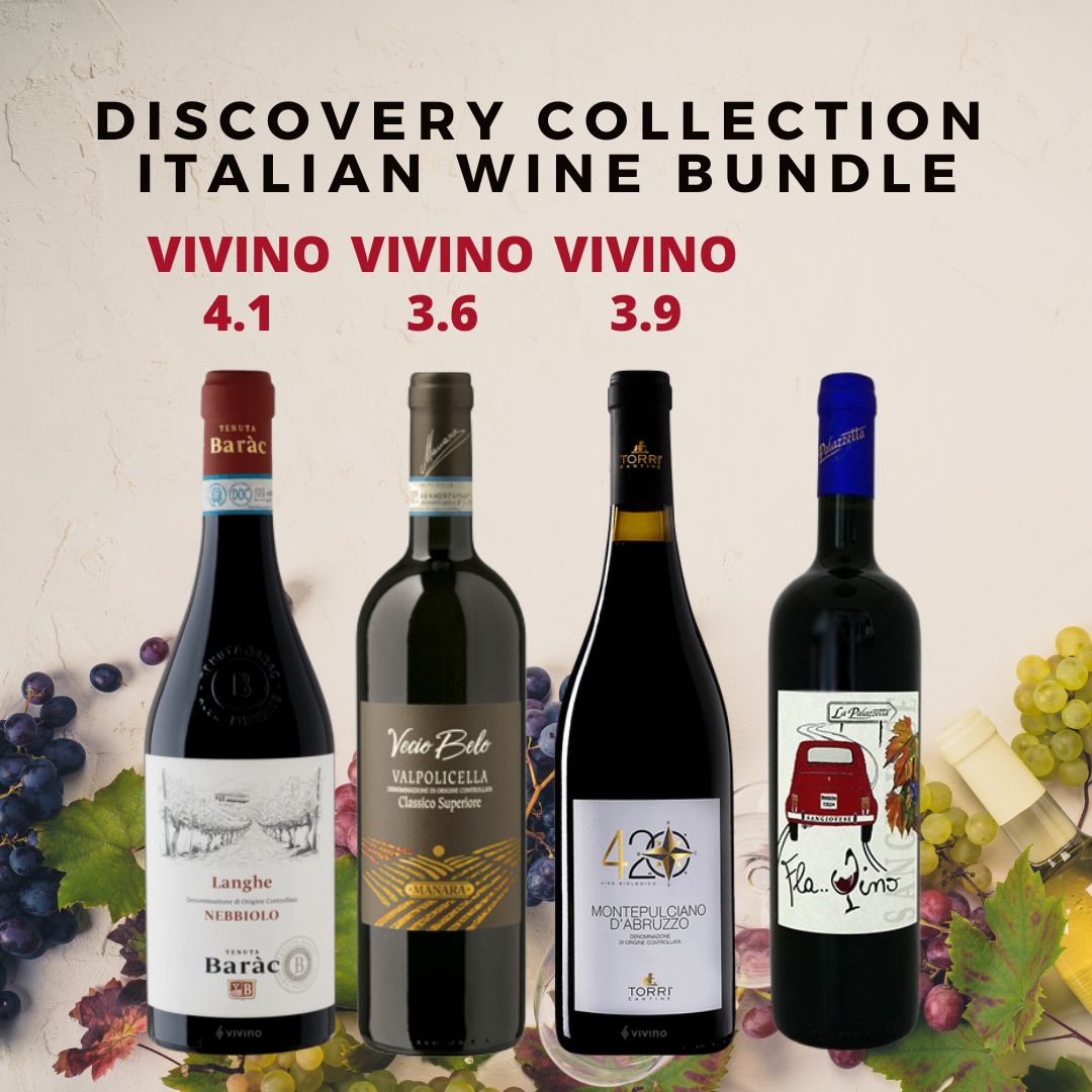【Discovery Collection Wine Bundle】4 Bottles of Italian Wine At $120