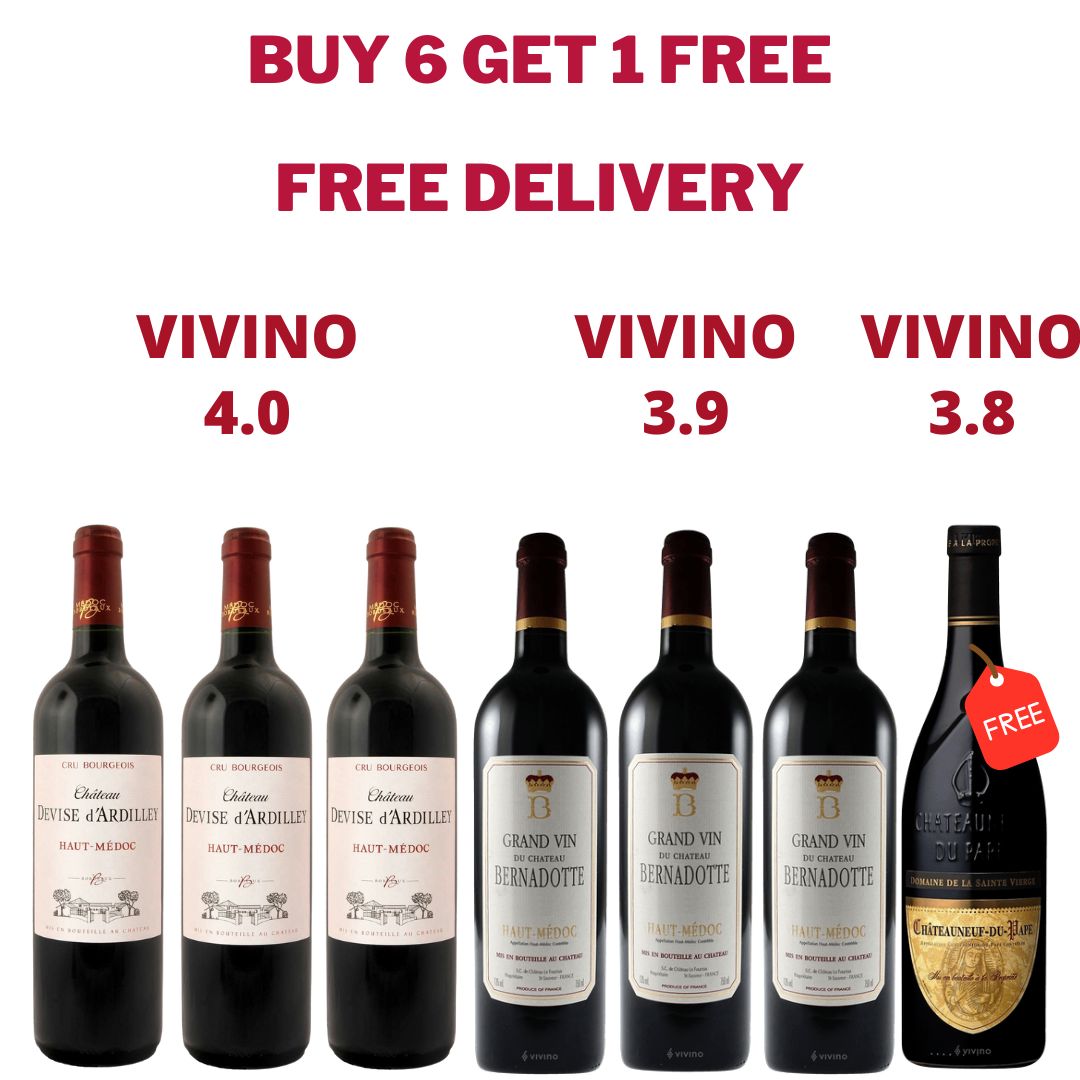 Haut Medoc Bundle At $299.40 And Get FREE Chateauneuf du Pape worth $98