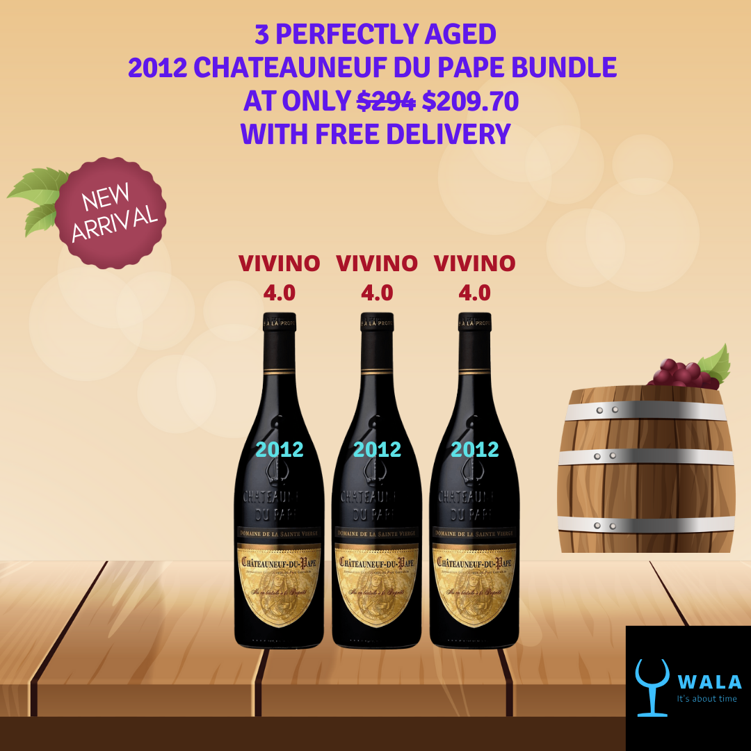 Purchase 3 Bottles Of Domaine de la Sainte Vierge Chateauneuf du Pape 2012 At $209.70 With FREE Delivery