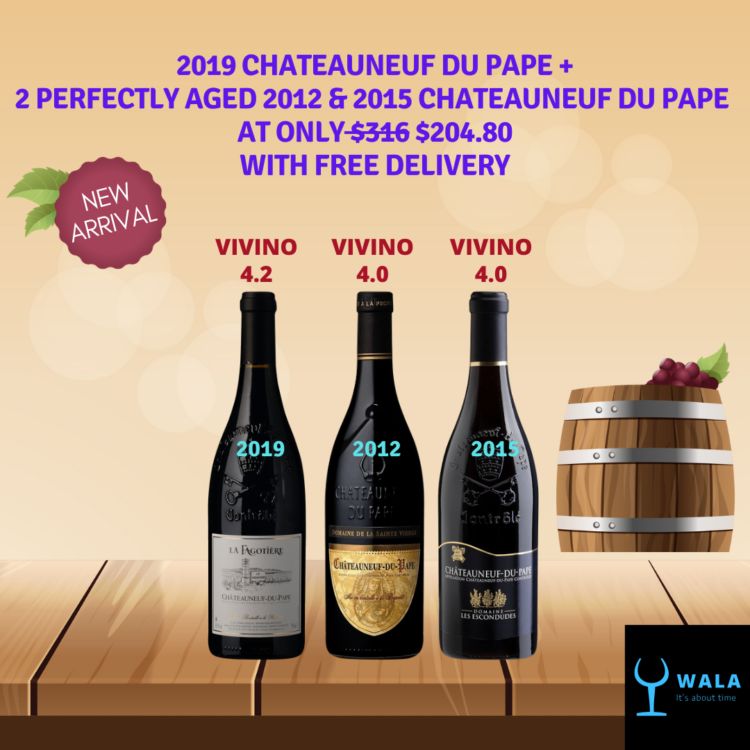 Chateauneuf Du Pape Wine Bundle At $204.80 (UP $316) With FREE Delivery