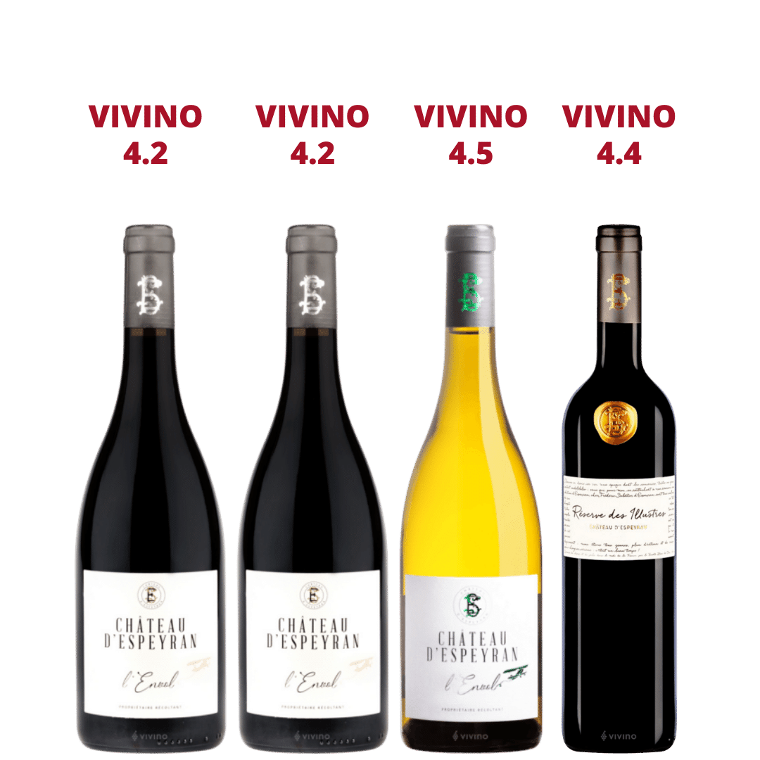 3 Bottles of Domaine d'Espeyran L'Envol Costieres (2 Red + 1 White) At $108 Top-Up $49.90 for Domaine D'Espeyran Reserve Des Illustres worth $59.90
