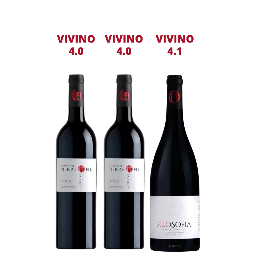 3 Bottles of Pierre Fil Mixed At $108