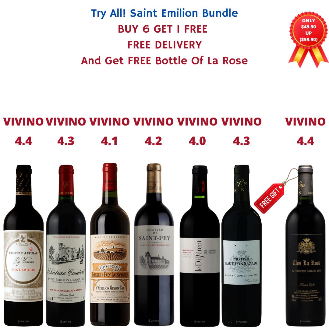 Try All! Saint Emilion Bundle At Only $330 