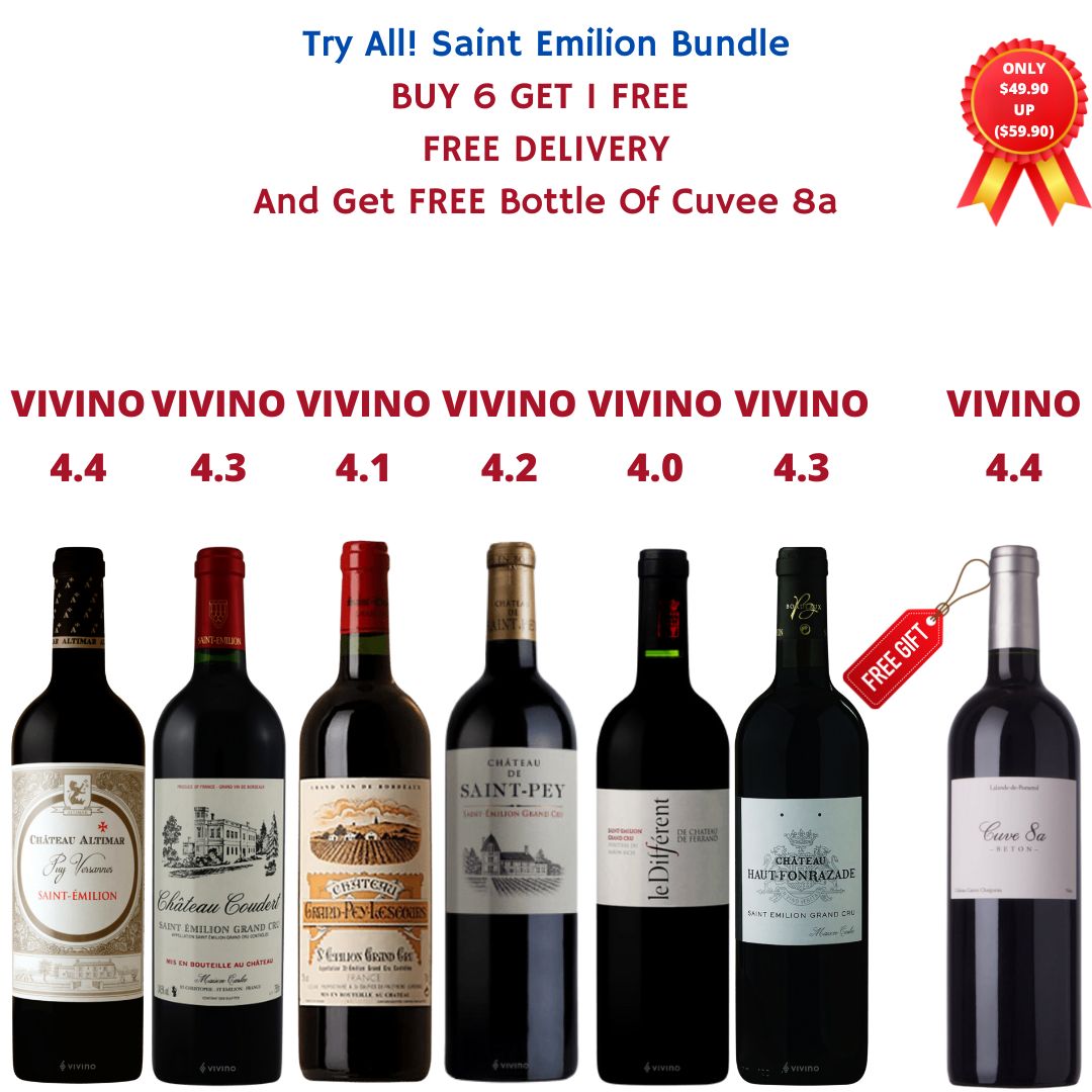 Try All! Saint Emilion Bundle At Only $299.40