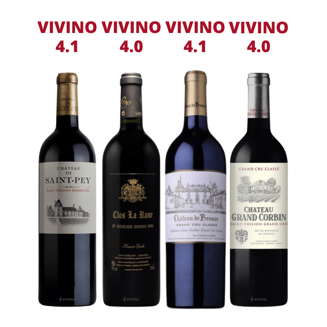 【Bundle B】3 Bottles of Saint Emilion Wine At $158 Top-Up $69.90 for Corbin Saint Emilion Grand Cru worth $98