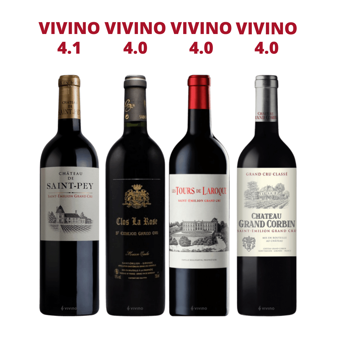 【Bundle C】3 Bottles of Saint Emilion Wine At $158 Top-Up $69.90 for Corbin Saint Emilion Grand Cru worth $98