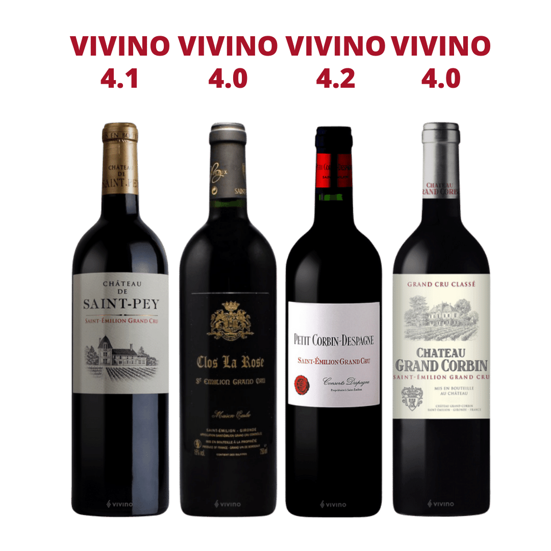 【Bundle D】3 Bottles of Saint Emilion Wine At $158 Top-Up $69.90 for Corbin Saint Emilion Grand Cru worth $98 (克里奈酒庄 波美侯)