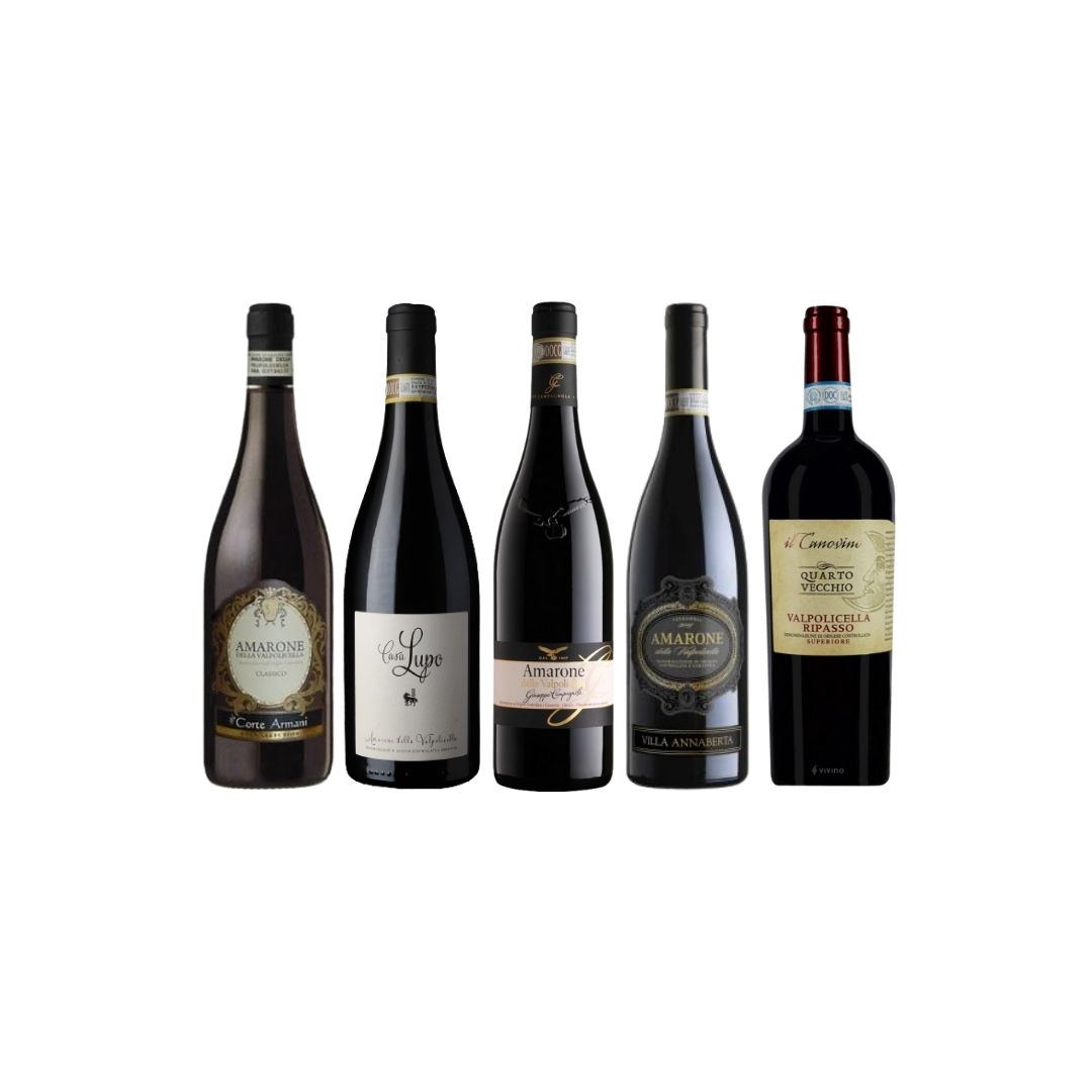 Amarone Special - Enjoy 4 Amarone Plus 1 Ripasso At $399 And Get A FREE 750ml WALA Wine Glass