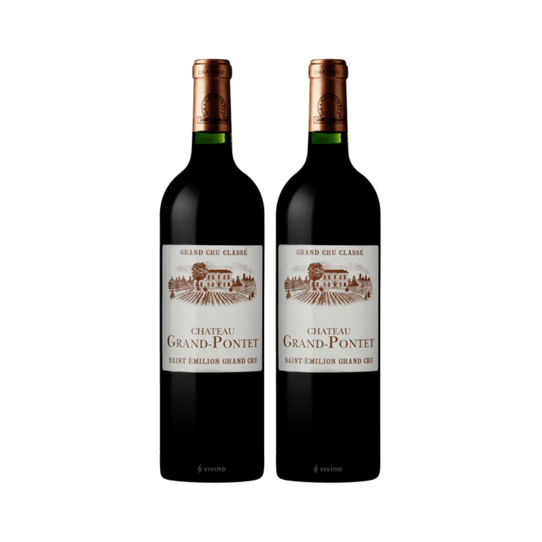 2 Bottles of Chateau Grand Pontet Saint Emilion Grand Cru Classé at only $176 (UP $196)