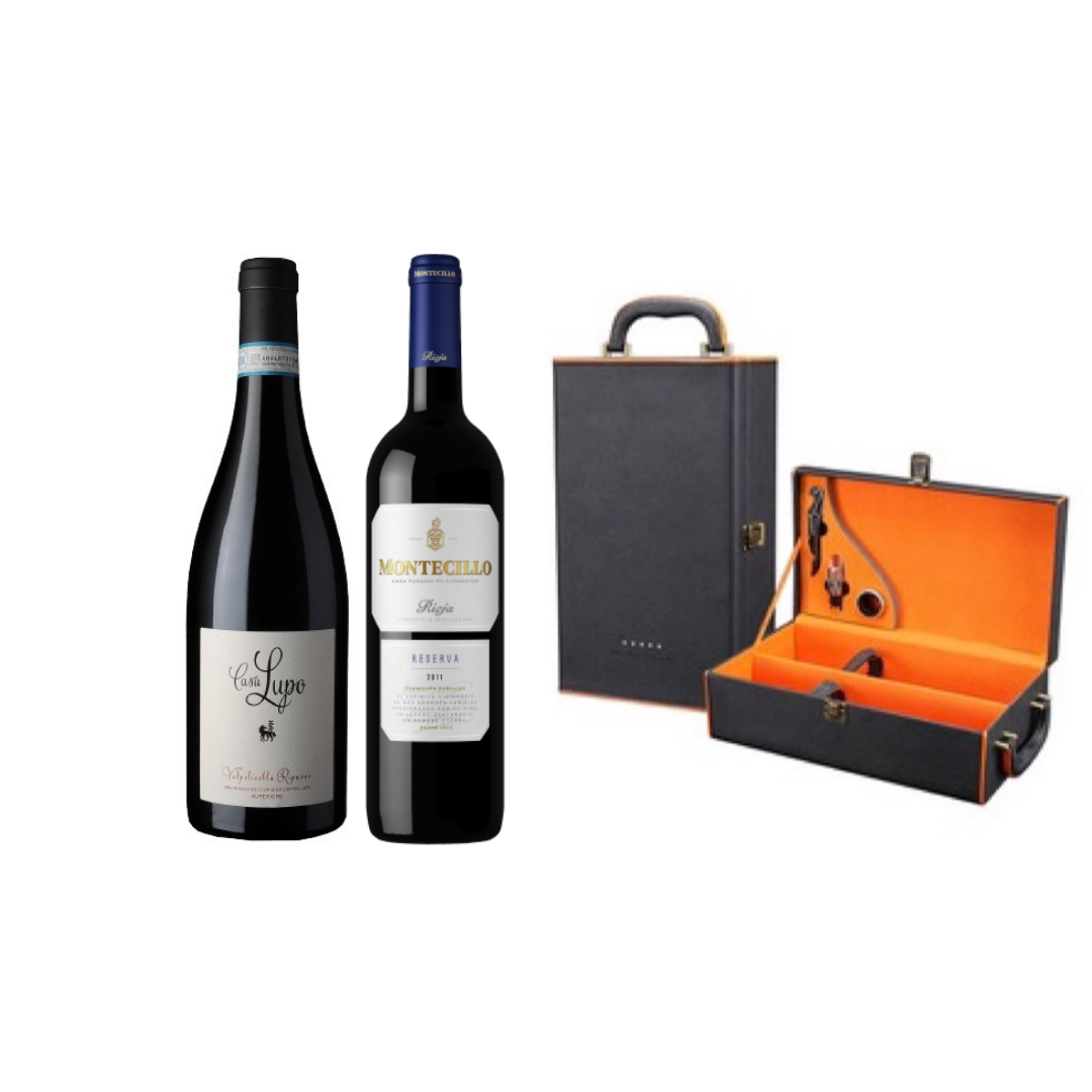 1 Month Italian & Spanish Discovery Wine Gift Subscription With Gift Box
