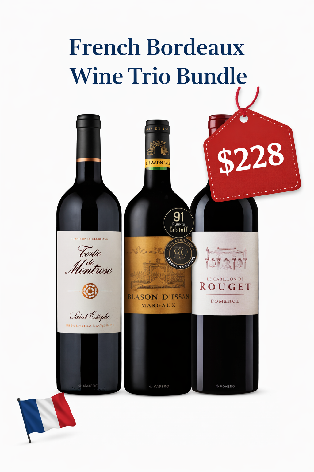 French  Red Wine Discovery Trio @ $228 