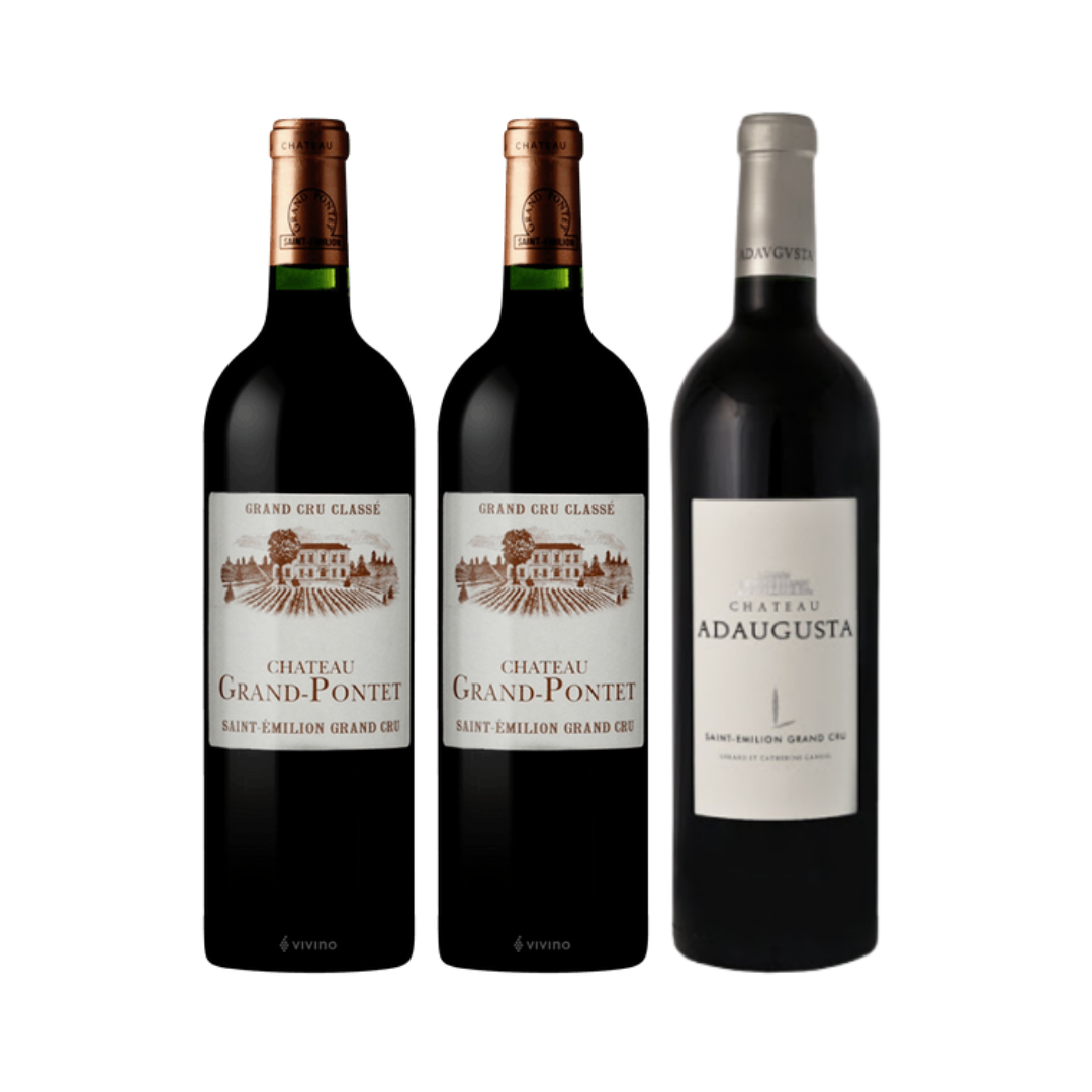 2 Bottles of Chateau Grand Pontet Saint Emilion Grand Cru Classé at only $176 (UP $196) Top-Up $48 for Chateau Adaugusta Saint Emilion Grand Cru 2016 (UP $68)