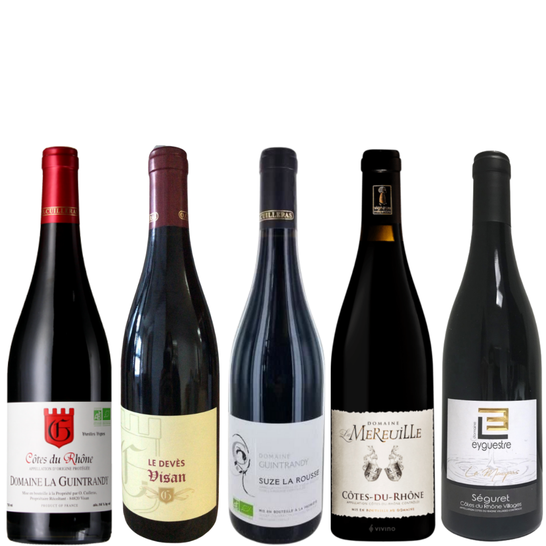Cotes Du Rhone Wine Bundle at $108 Top-Up $28 for Seguret Le Maupas Blanc 2019 (UP $36)