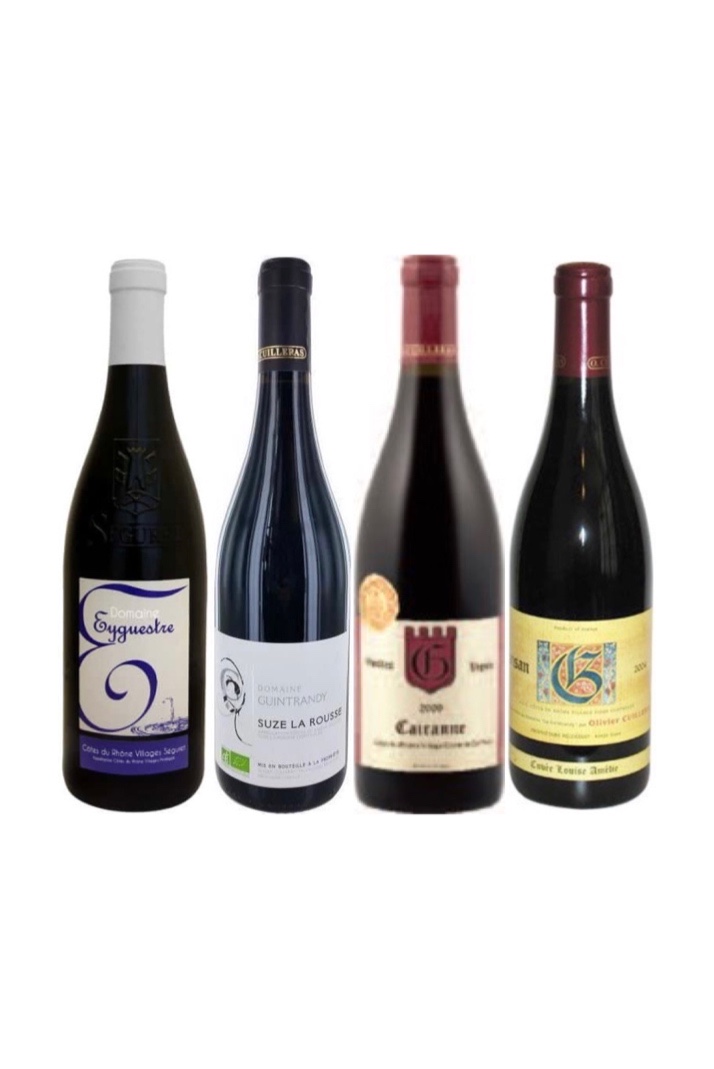 4 Premium French Wine From AOP Côtes du Rhône Village At Only $108