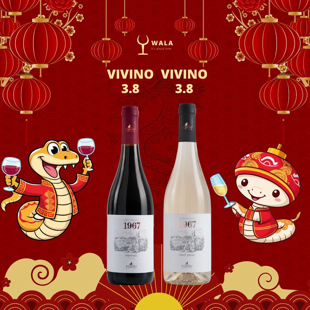 CNY Italian Primitivo And Pinot Grigio Wine Bundle at $69.90 (UP $88)