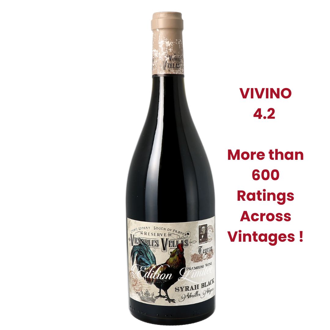 Vignobles Vellas Reserve Edition Limitee Vieilles Vignes Syrah Black 2023