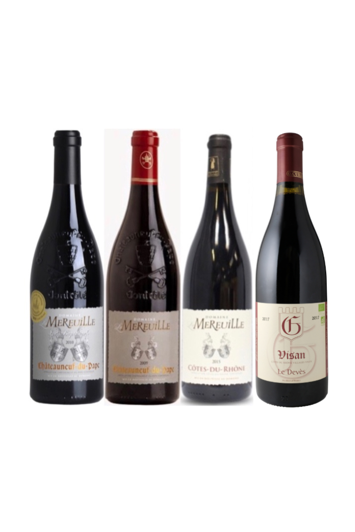 Special Promo! Buy 2 bottles of Chateauneuf du Pape and 2 bottles of French wine free!