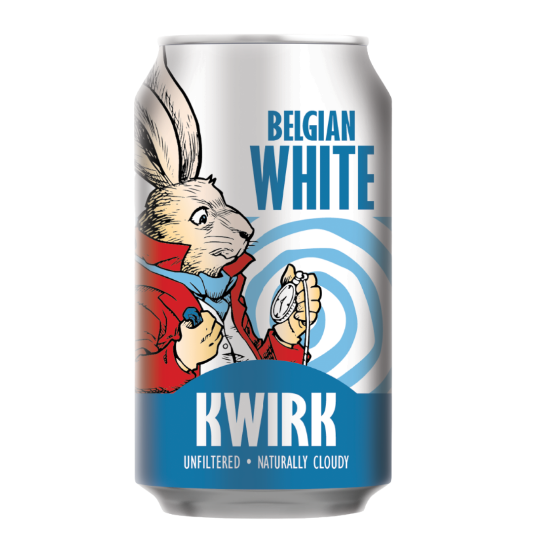 Kwirk Can Belgium White Beer (Pack of 6) And Get 1 FREE