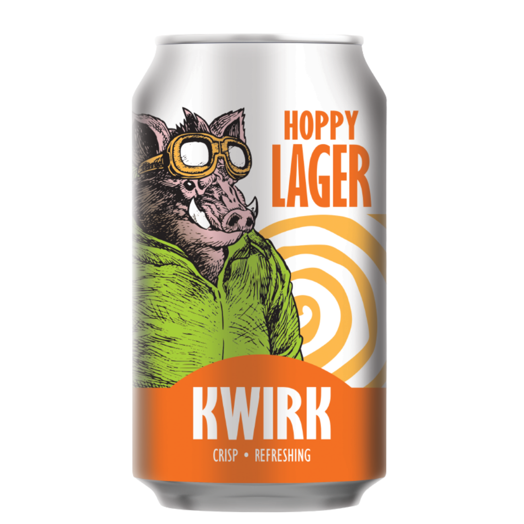 Kwirk Can Hoppy Lager Beer (Pack of 6) And Get 1 FREE