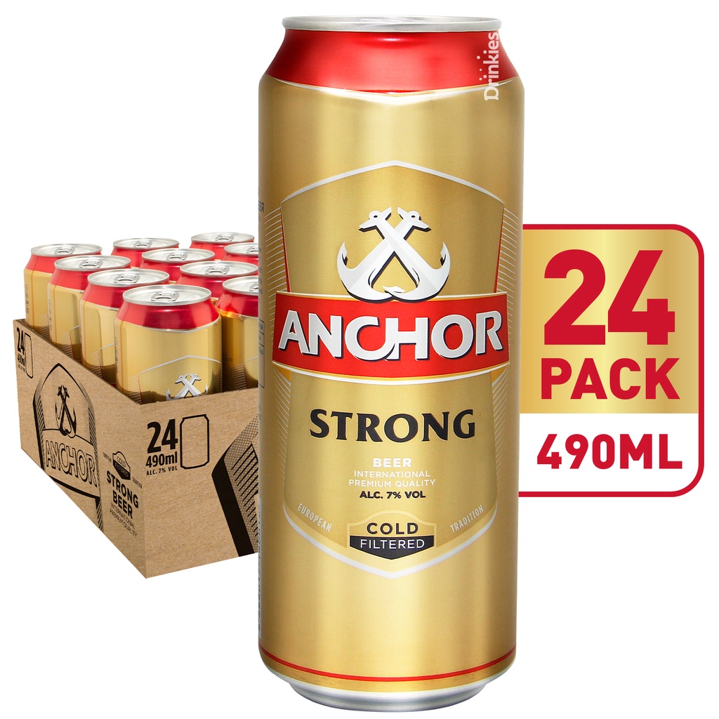 Anchor Strong Can 490ml - 6 Cans