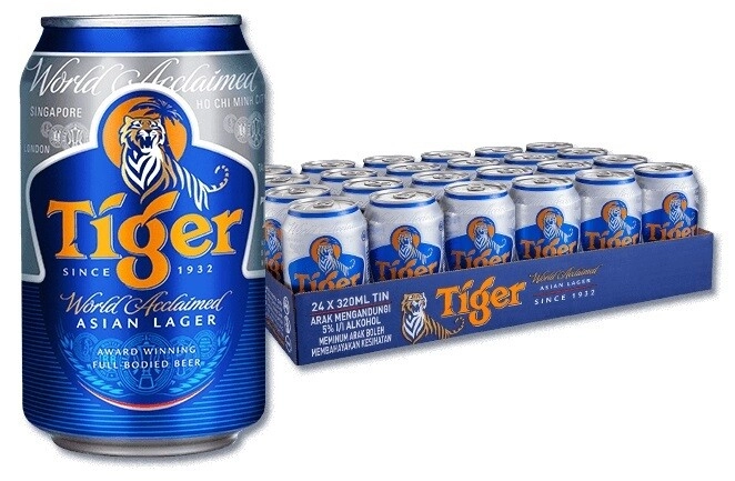 Tiger Can 320ml - 24 Cans 