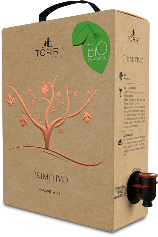 TORRI CANTINE BiB VTP PRIMITIVO IGT PUGLIA BIO LT. 3 2024 
