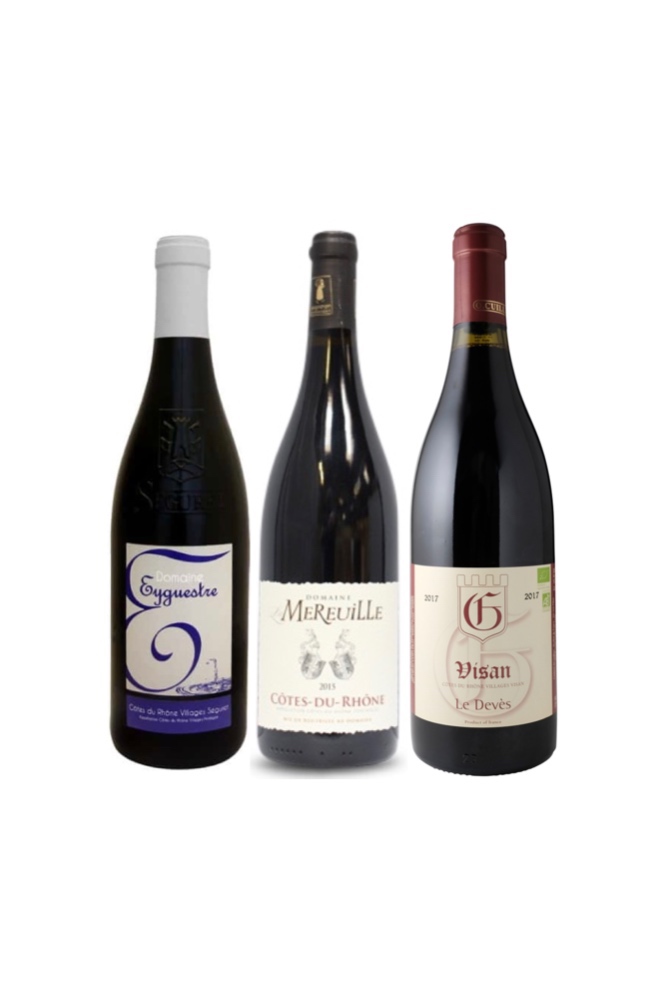 Cote du Rhône Special Bundle - 3 bottles at $108 with FREE BONUS Grant Burge 5th Generation Shiraz 2018