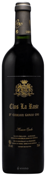 Maison Carles Clos La Rose Saint Emilion Grand Cru 2016