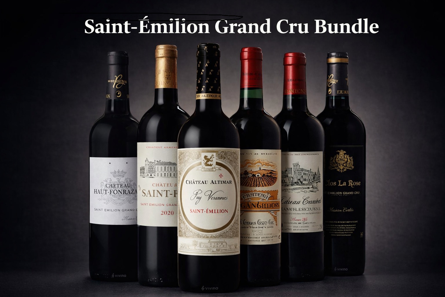 6 bottles of Saint Emilion Bundle @$320.00 
