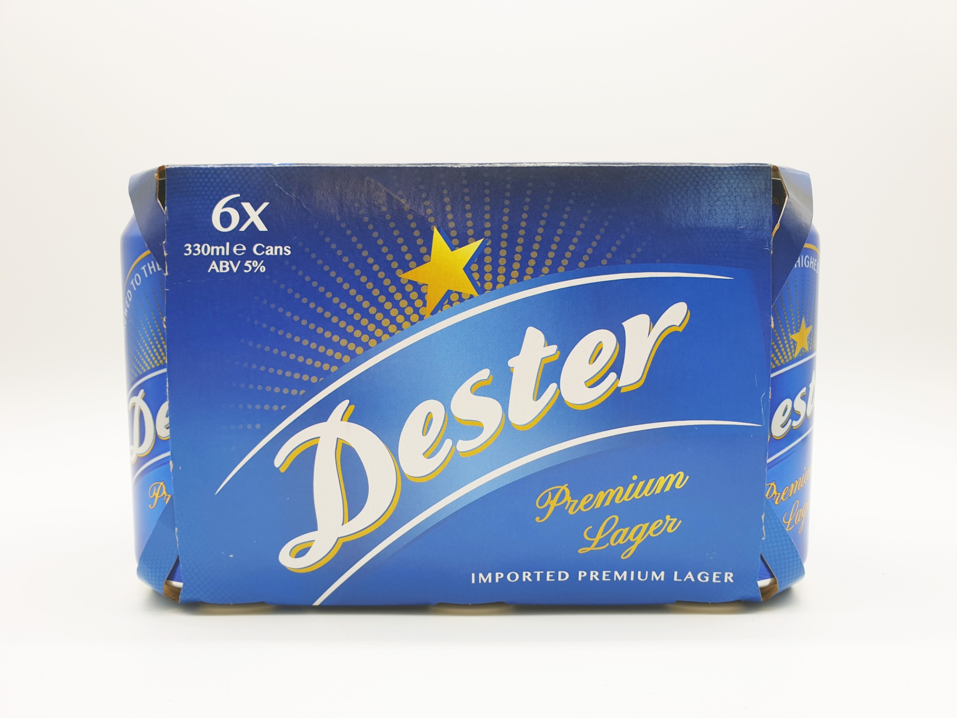 Dester Premium Lager Can Beer (6 cans x 330ml)