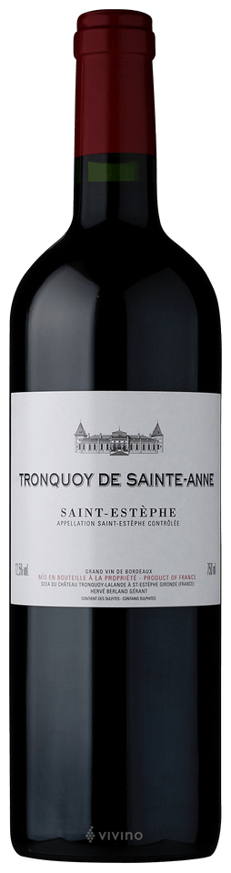 Château Tronquoy Tronquoy de Sainte-Anne Saint-Estèphe 2016 