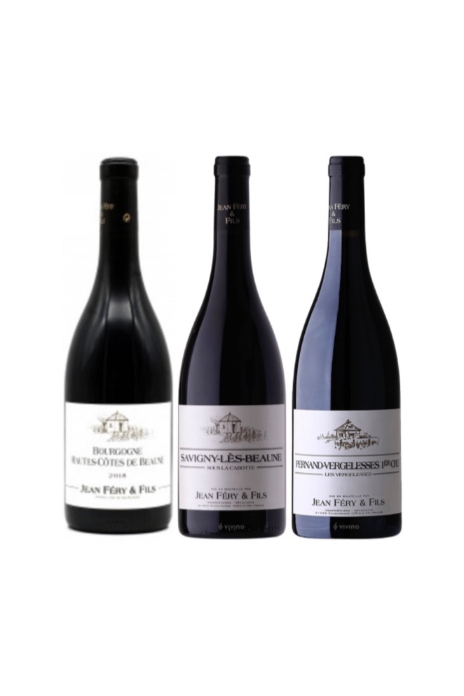 Jean Fery & Fils Award Winning Burgundy Red Wine Bundle A With One Premier Cru - 3 Bottle at only $148 (UP $194)