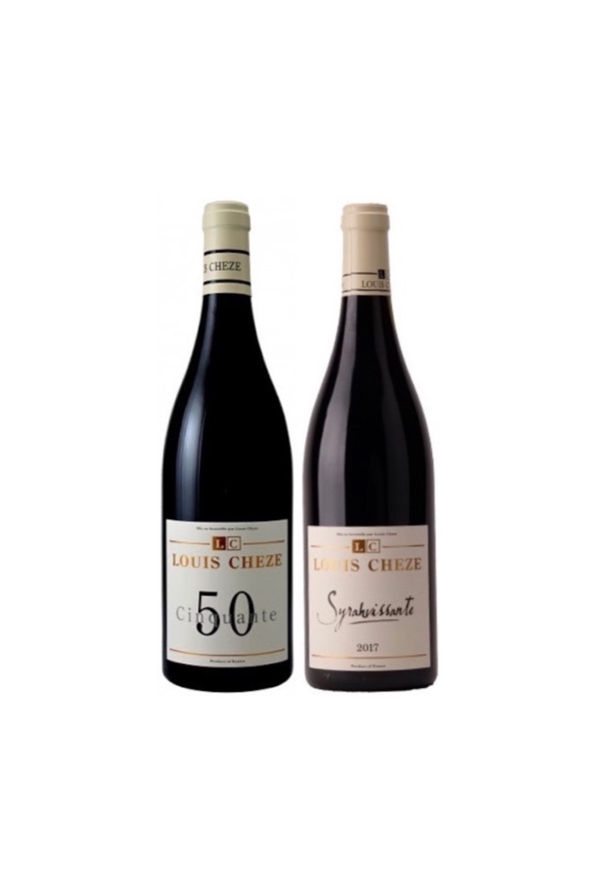 New Year Special Offer! 2 bottles of Louis Chèze ( Cinquante 50 + Syrah Vissante ) at Only $52