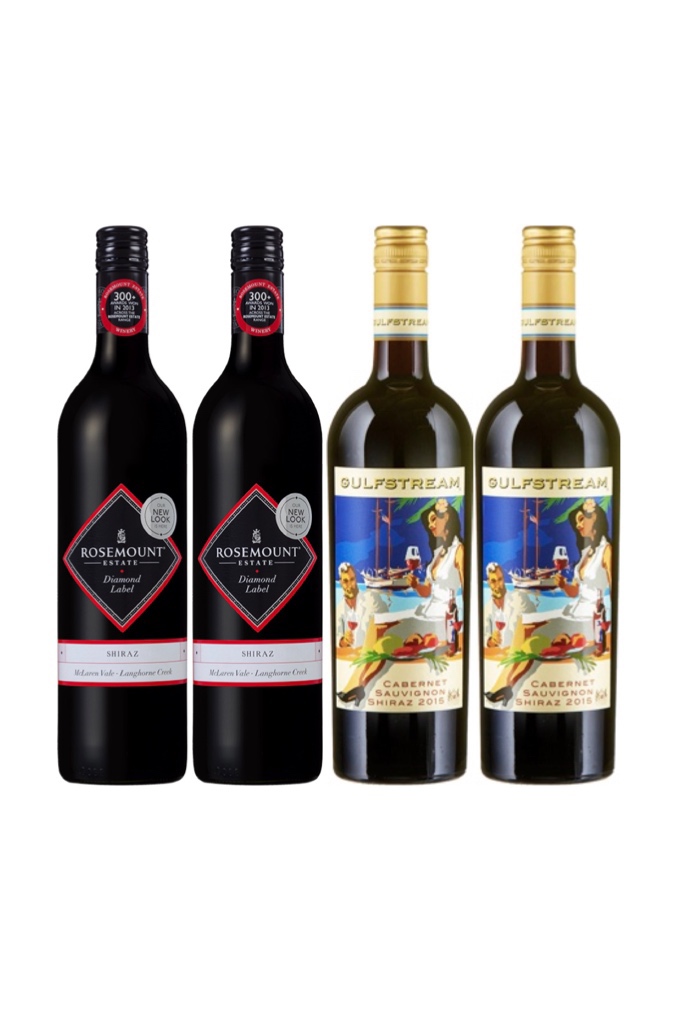 Aussie Red Special! 4 bottles of Shiraz at only $108!