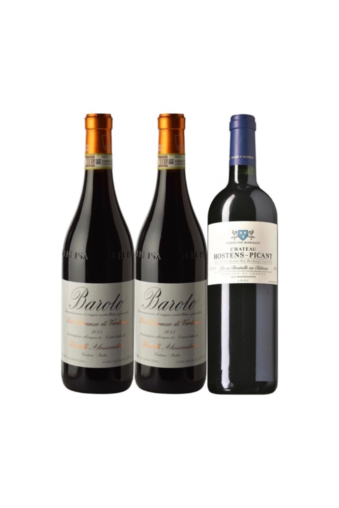 Buy 2 bottles of Fratelli Alessandria Barolo DOCG 2015 and Get Free French wine worth $68