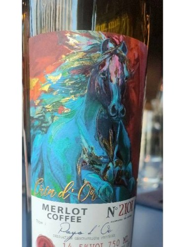 Vignobles Vellas Crin d’Or Merlot Coffee IGP Pays d’Oc 2025 