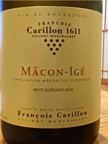 Francois Carillon Mâcon-Igé Blanc 2024 