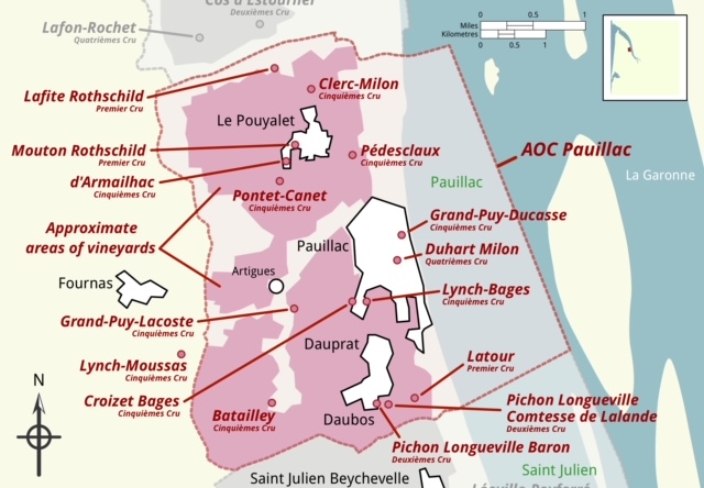 Pauillac Map Wine Map, Wine Chart, French Wine, 51% OFF