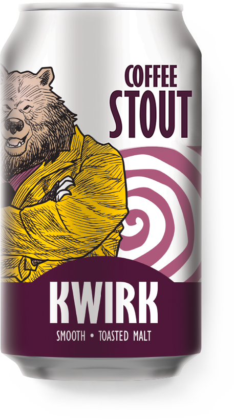 Kwirk Can Coffee Stout Beer (Pack of 12) SAVE 20%